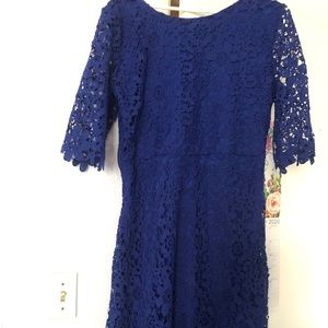 Brand New Royal Blue Lace Dress! (With Tags)